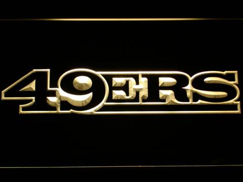 San Francisco 49ers Text LED Neon Sign